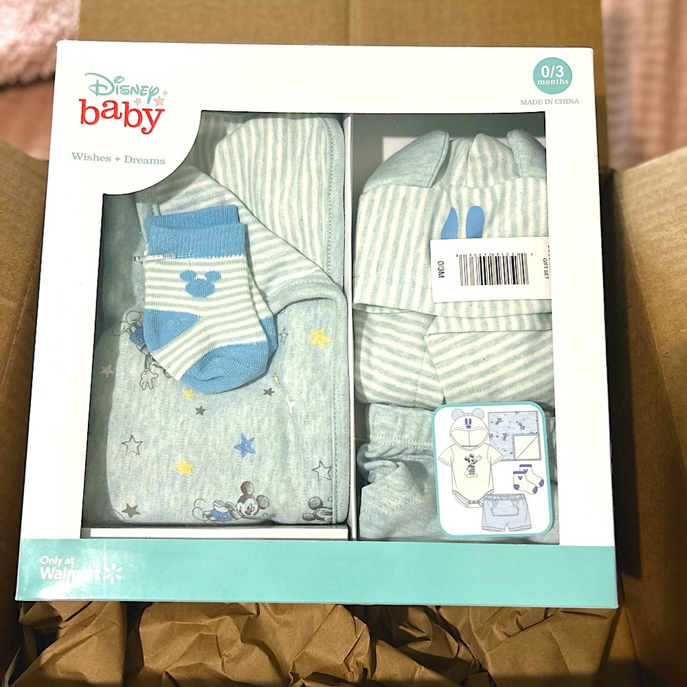 NWT Disney Baby Mickey Mouse 4 pc set.